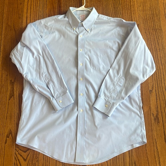 Brooks Brothers Other - Brooks Brothers Light Blue Long Sleeve Dress Shirt, 16.5/34